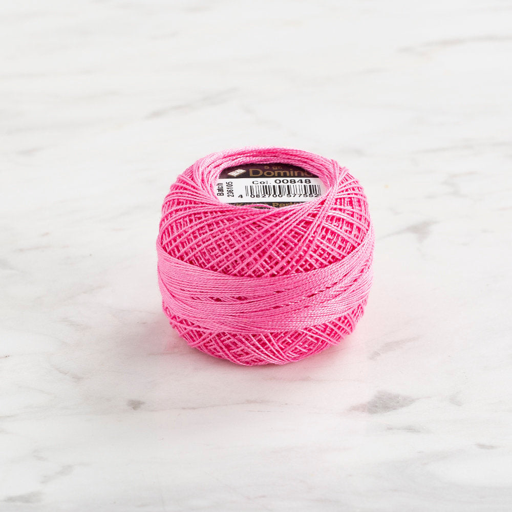 Domino Koton Perle 5gr Pembe No:12 Nakış İpliği - 4590012-848